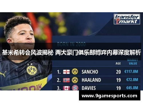基米希转会风波揭秘 两大豪门俱乐部博弈内幕深度解析 基米希转会风波揭秘 两大豪门俱乐部博弈内幕深度解析